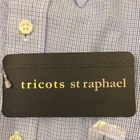 Tricots st Raphael NWT 100%cotton plaidbuttondown - Picture 4 of 7